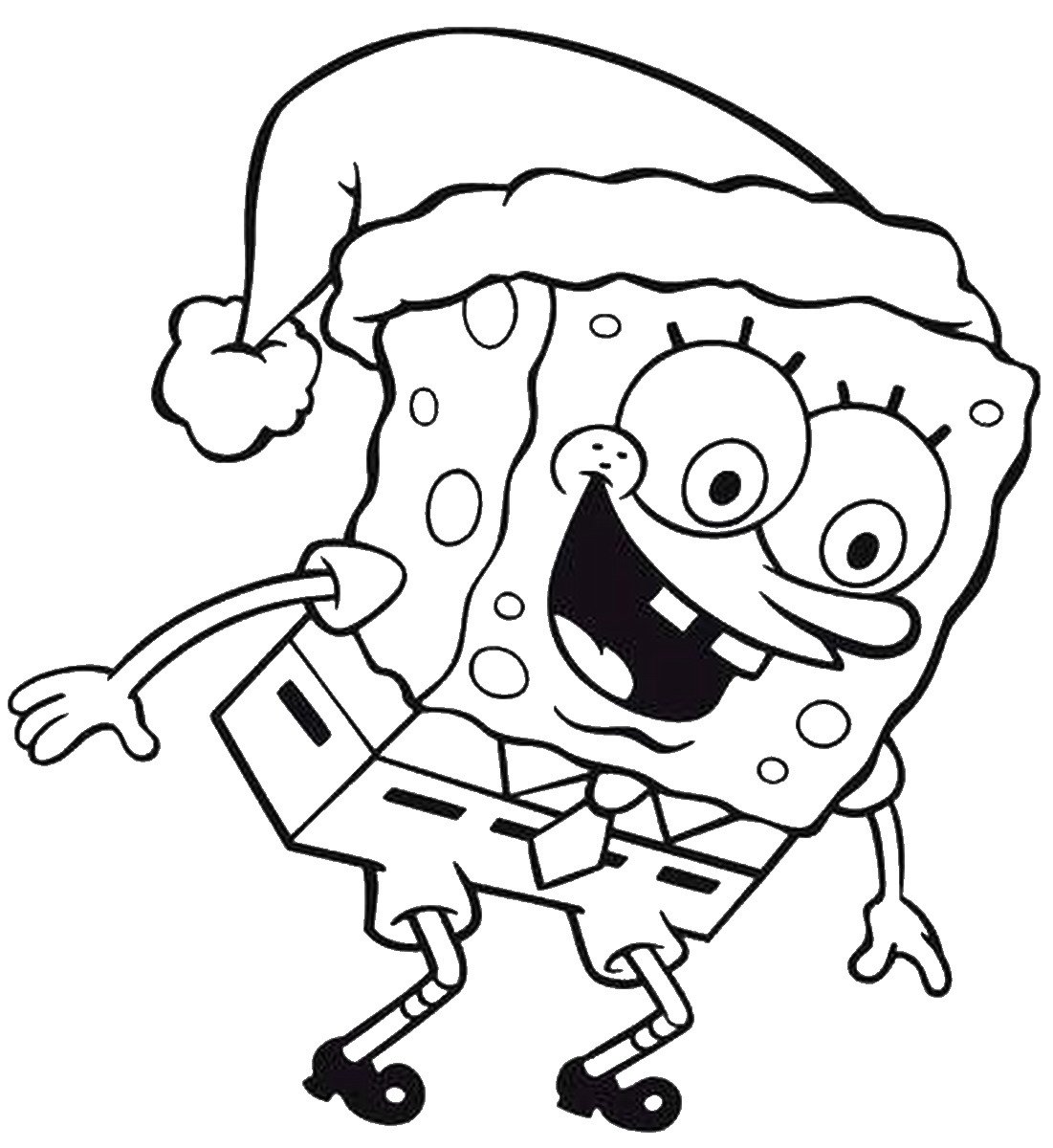 Раскраски Спанч Боб сложные