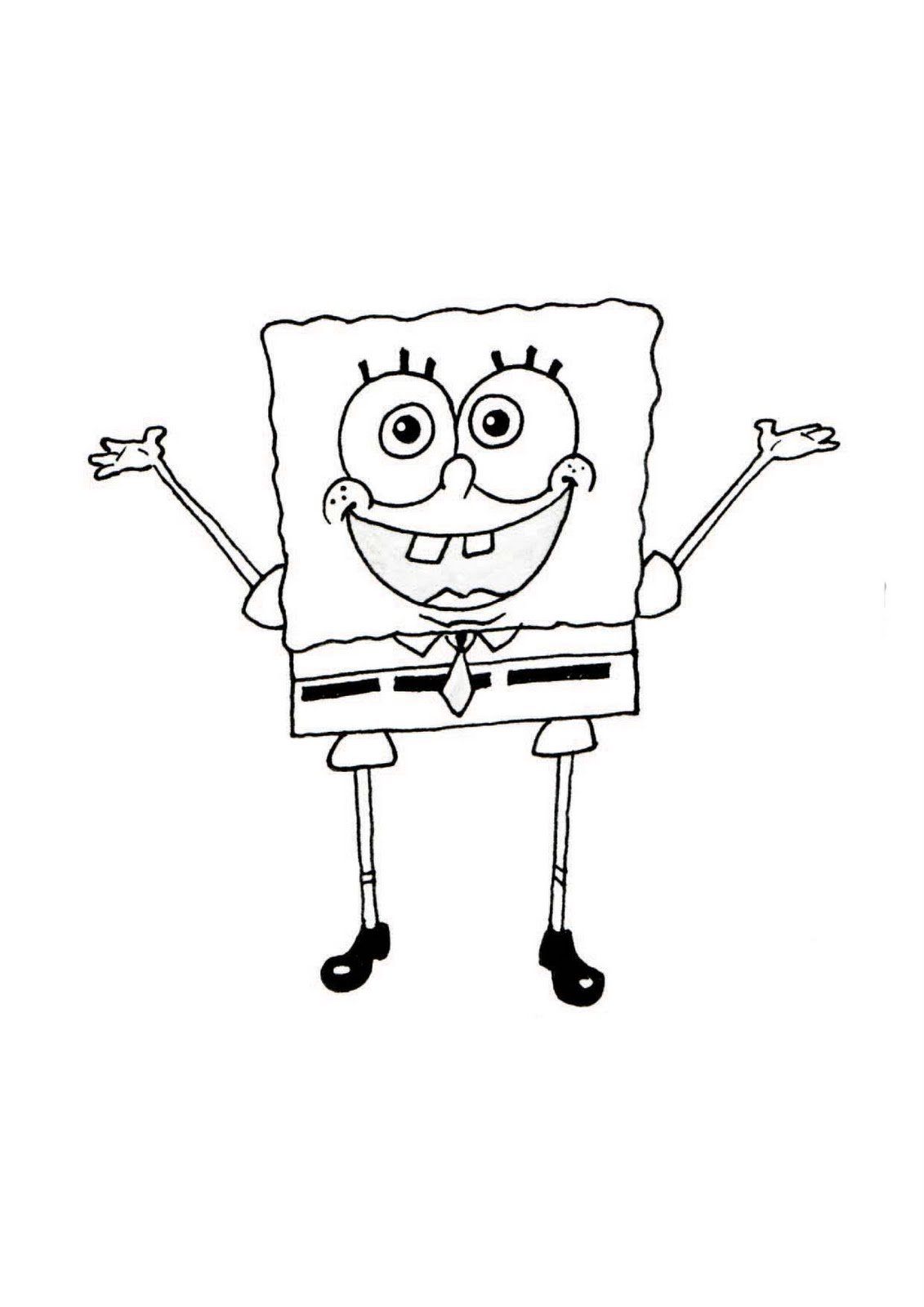 Спанч Боб раскраска для 3д ручки