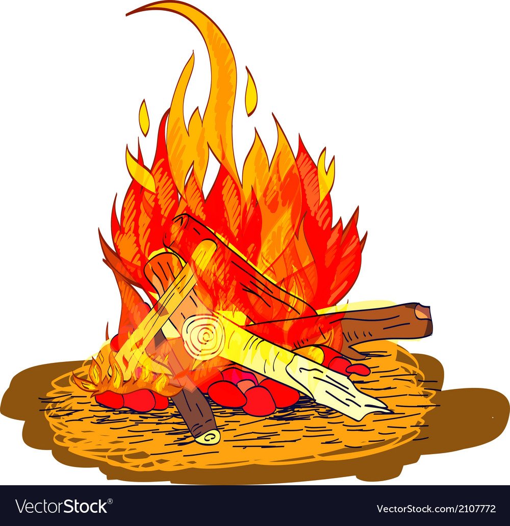 Костер Векторная Графика