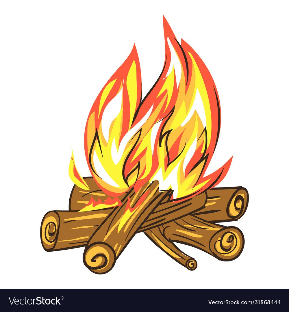 Костер Векторная Графика
