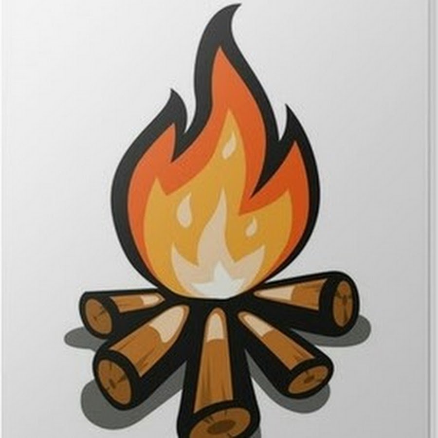 Костер вектор