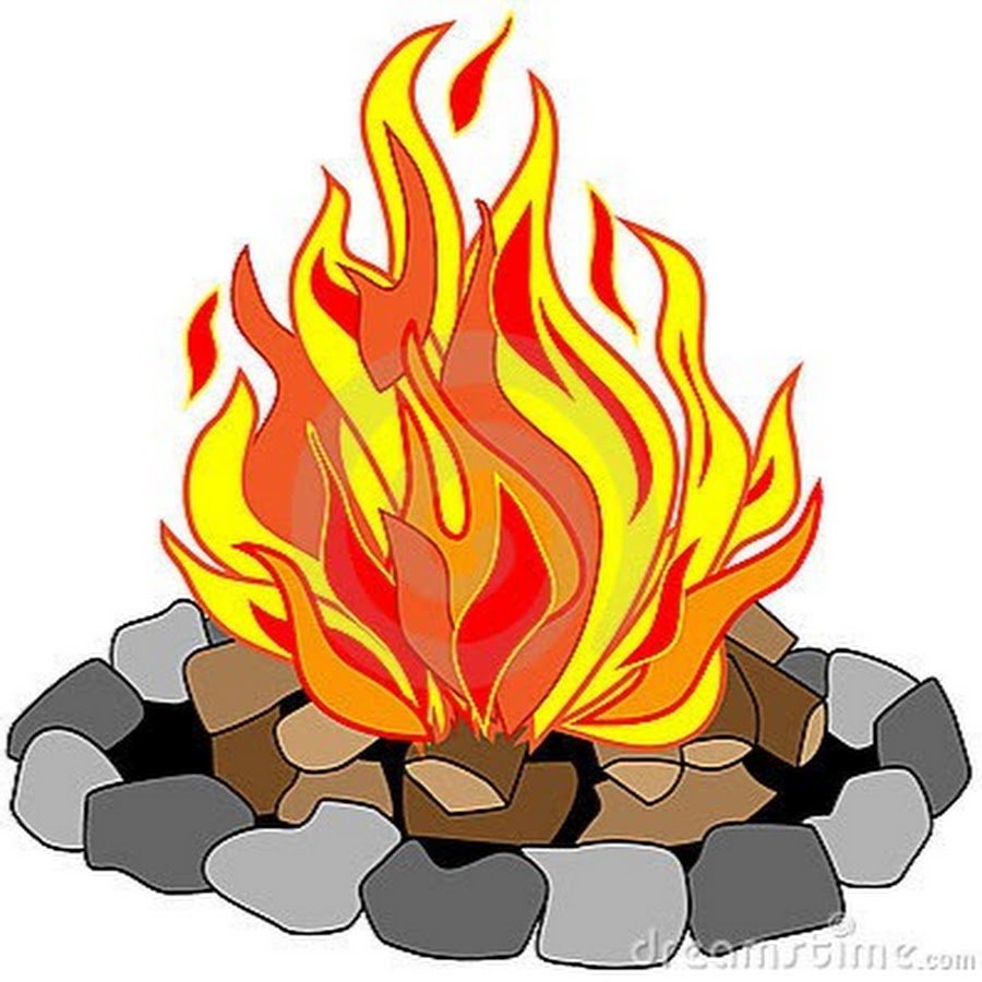 Дети у костра