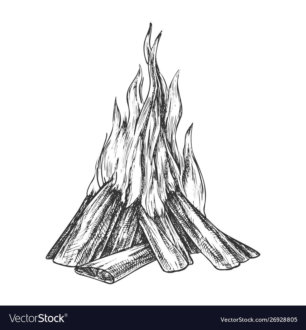 Костер эскиз