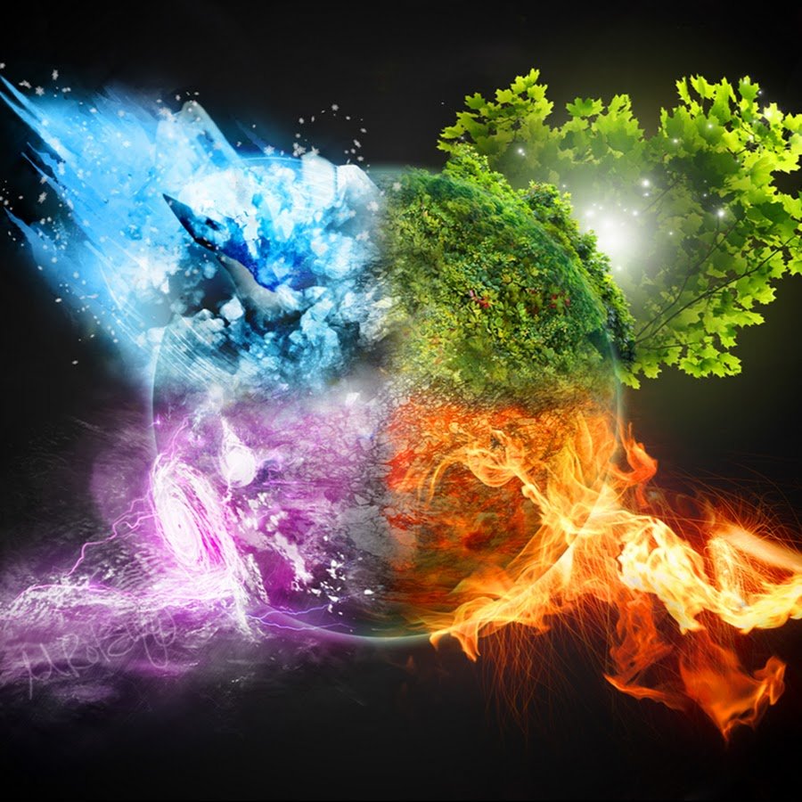 Стихии природы воздух вода огонь земля