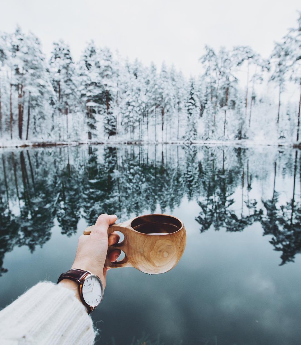 Утро зима Эстетика