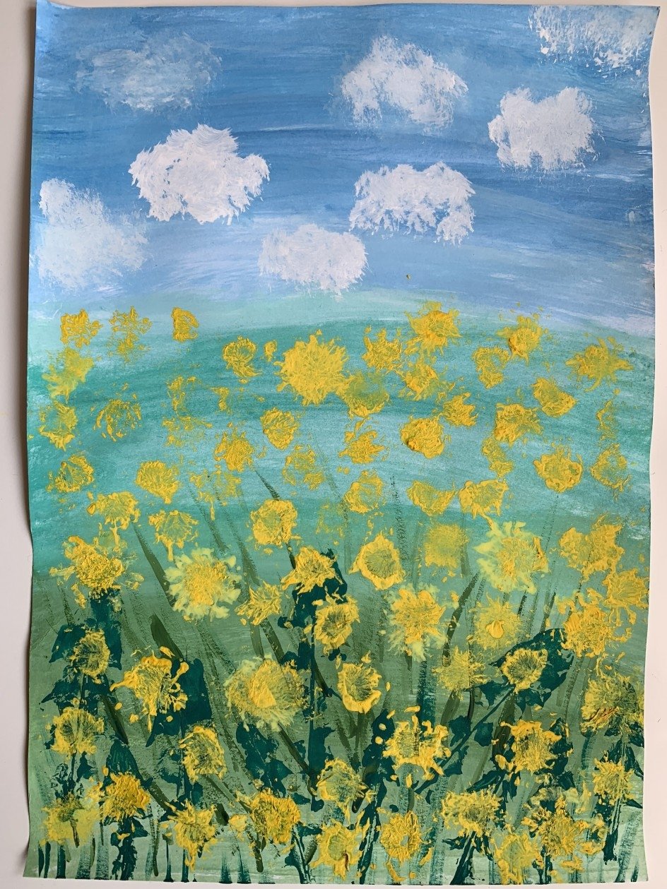 Золотой луг пришвин рисунок