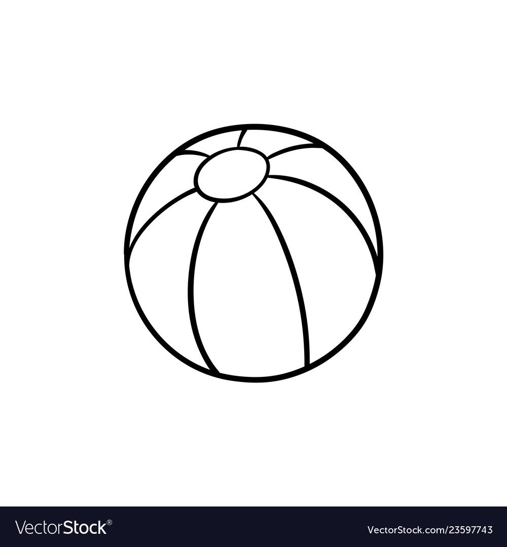 Мячик красного цвета