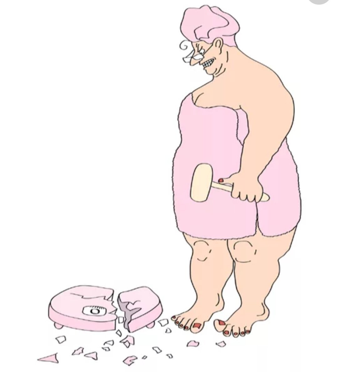 Похудение карикатура