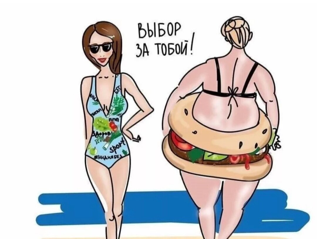 Прикольные мотиваторы для похудения