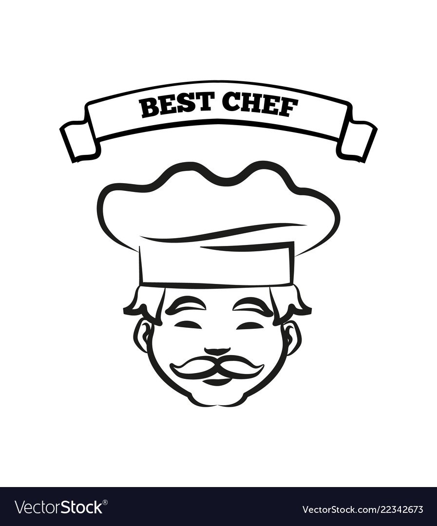 Повар раскраска для детей