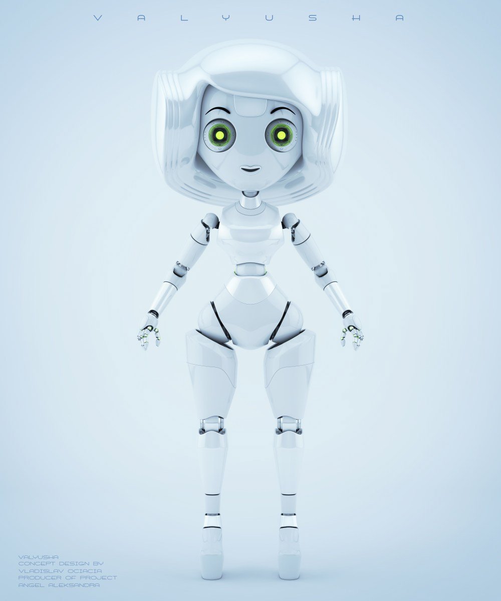 Девочка робот