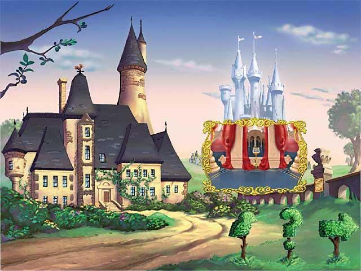 Тридевятое царство дворец акверель