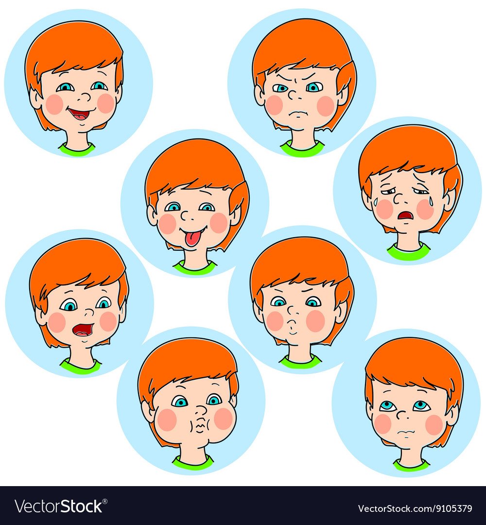 Карточки с изображением эмоций