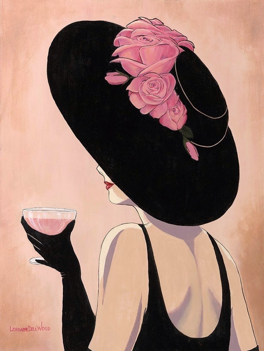 Лорейн дель Вуд дамы в шляпках