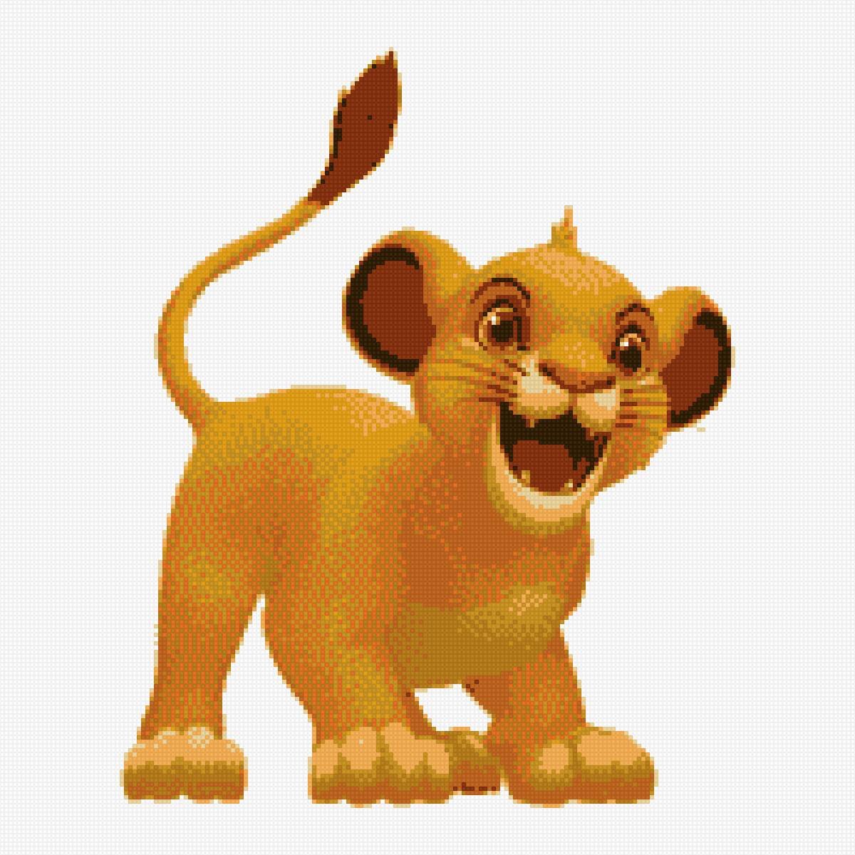 Симба на закате