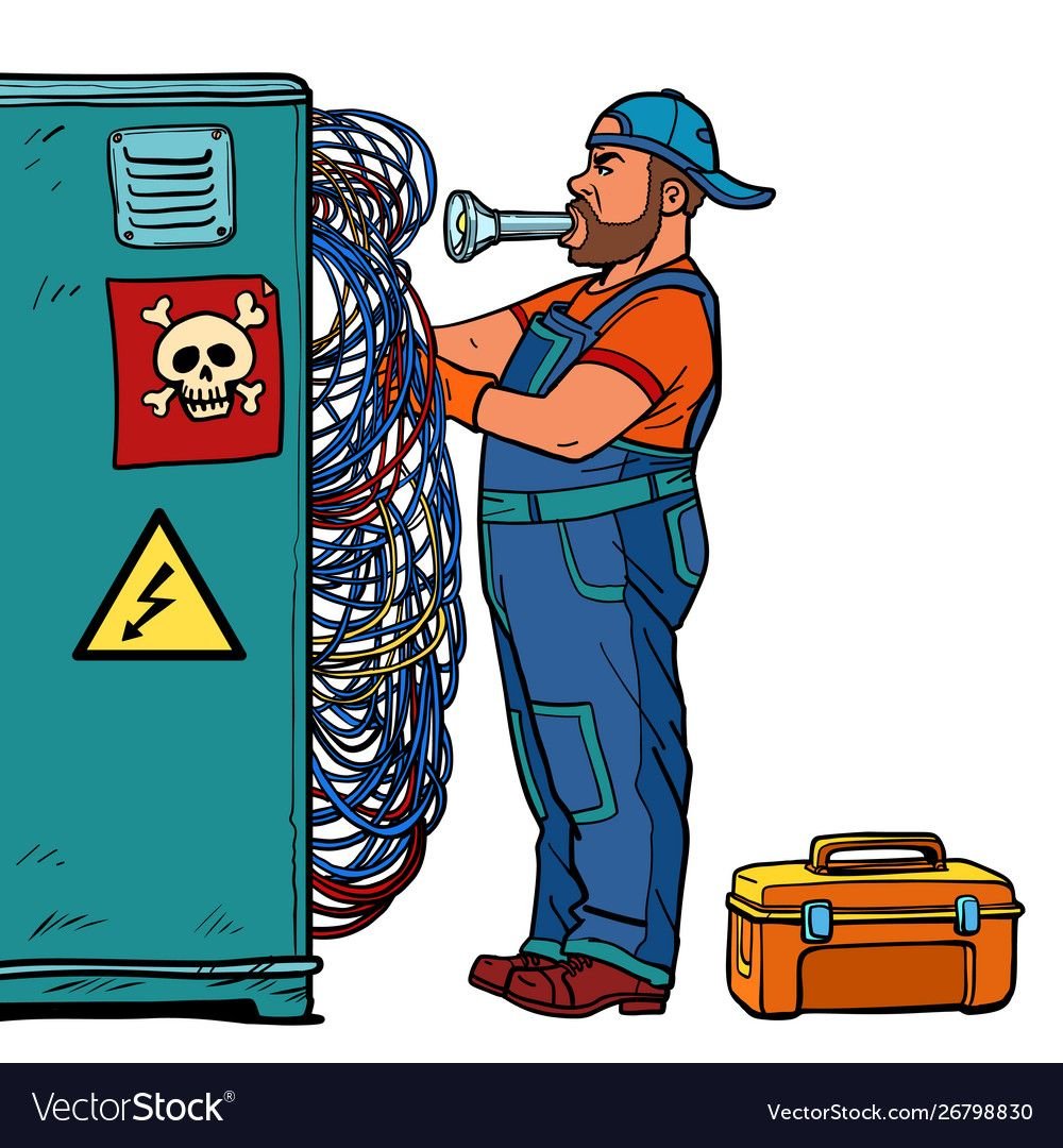 Рисунок электрика