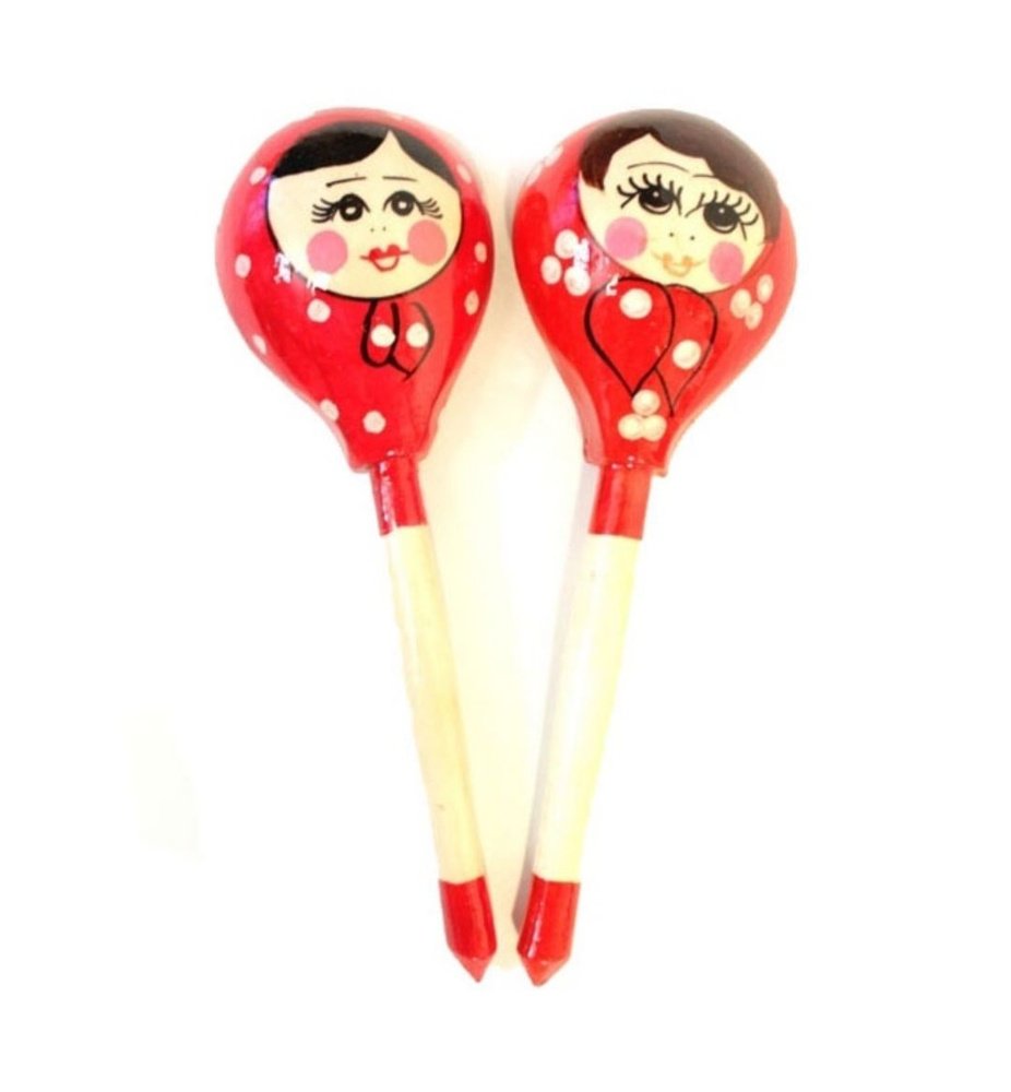 Деревянные ложки (полубаская Хохлома)