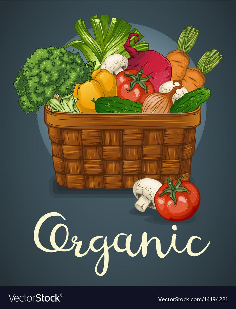 Композиция с фруктами в корзине