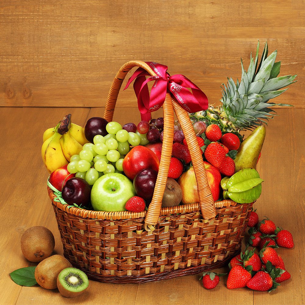 Корзина с овощами для детей