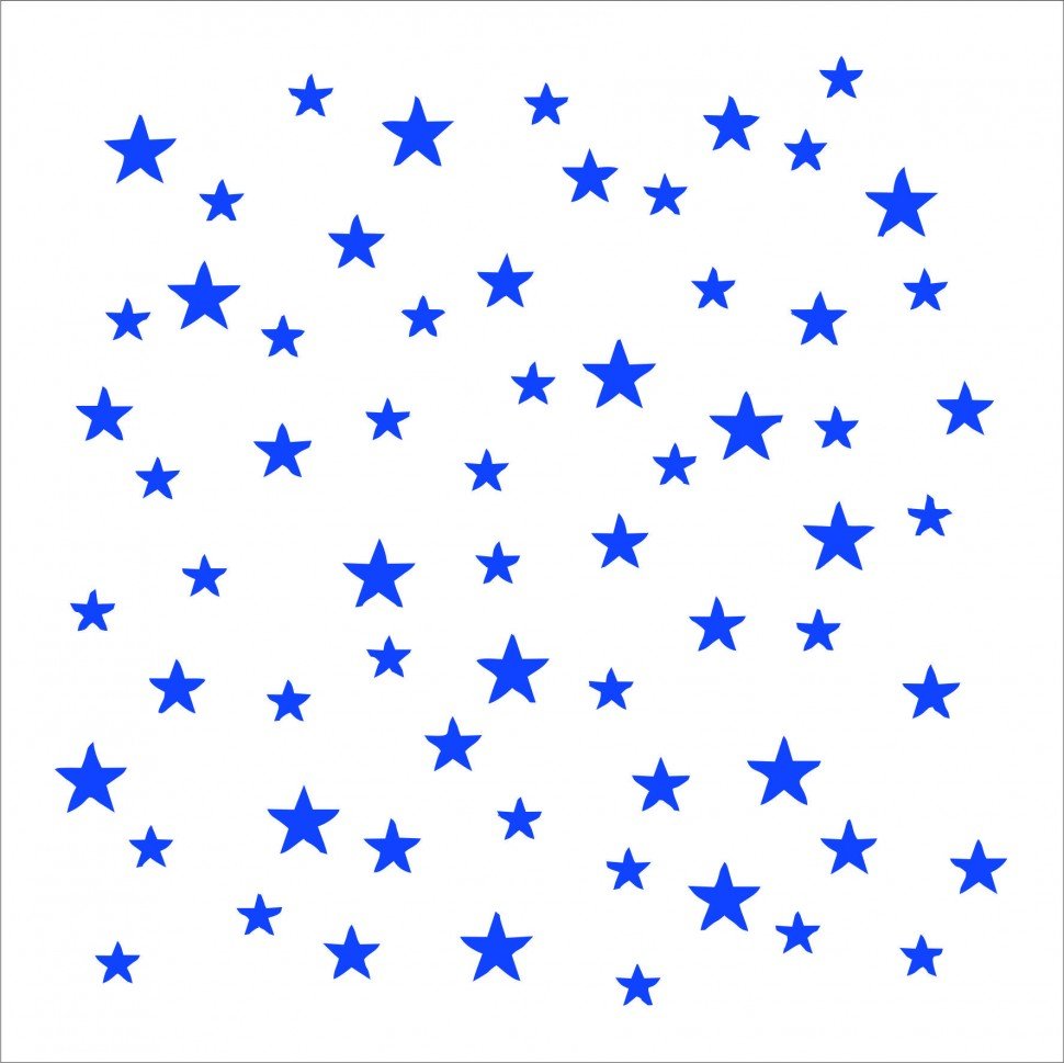 Трафарет Звёздочки