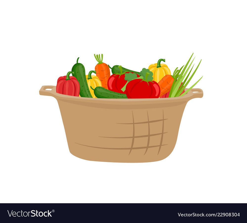 Корзинка с овощами