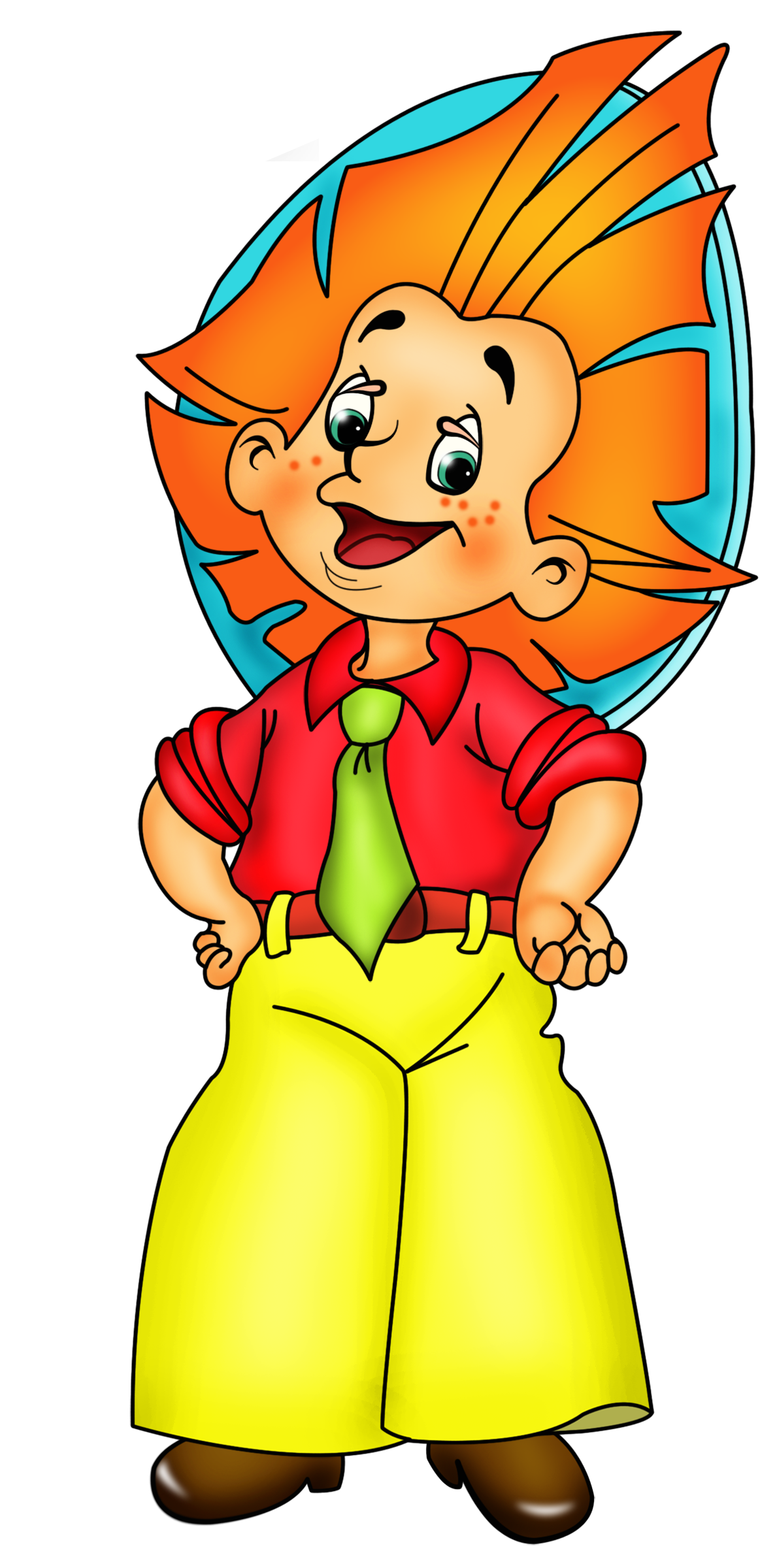 Незнайка на прозрачном фоне