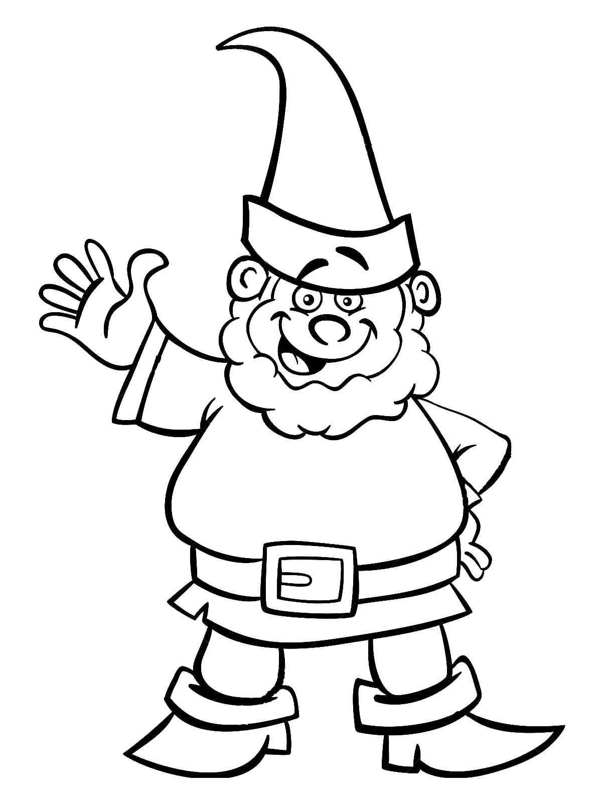 Гном рисунок