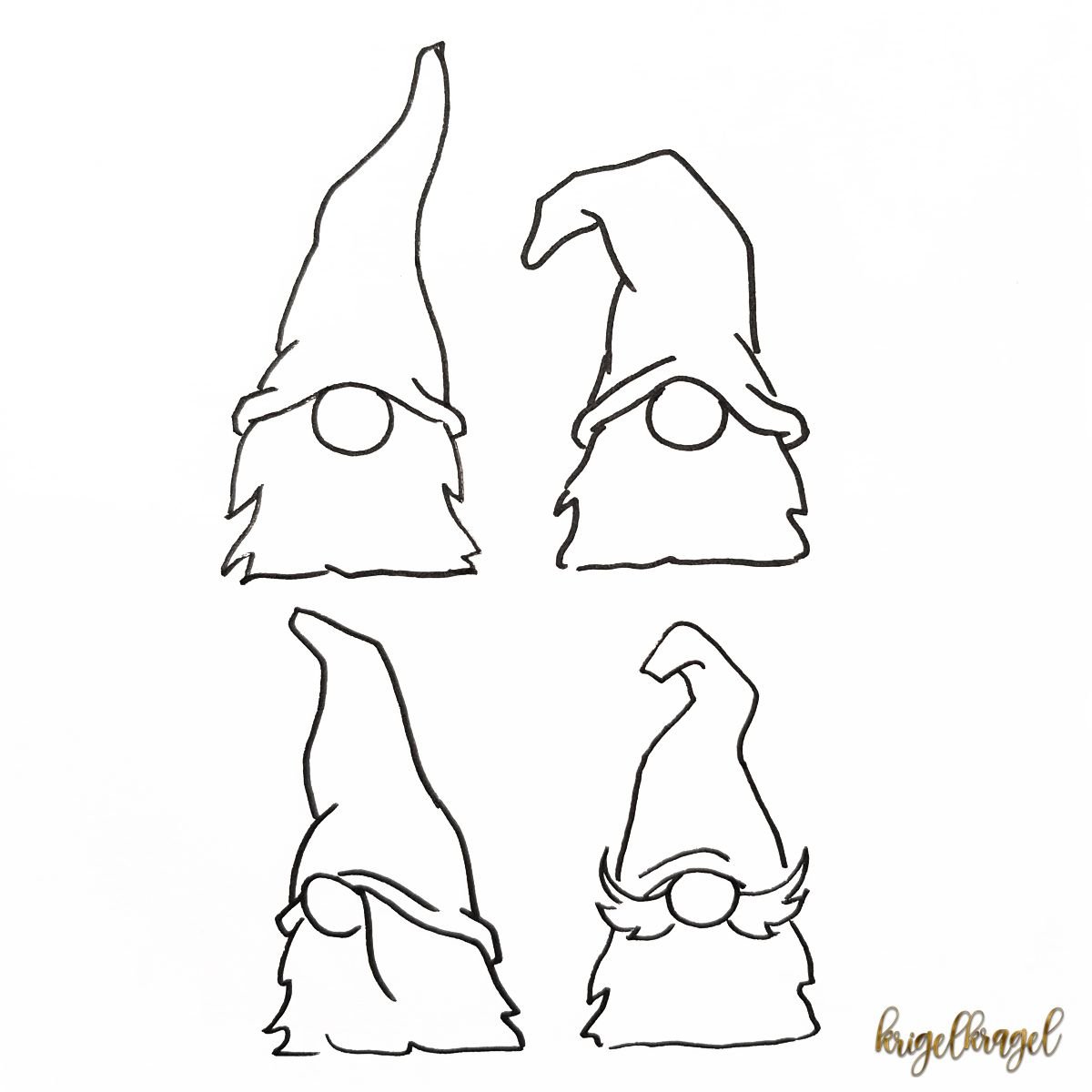 Simple line Гном