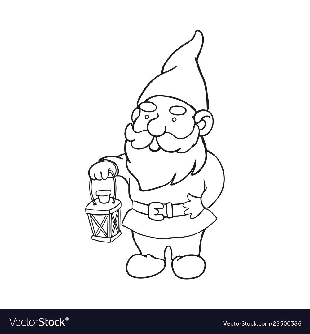 Садовый Гном вектор