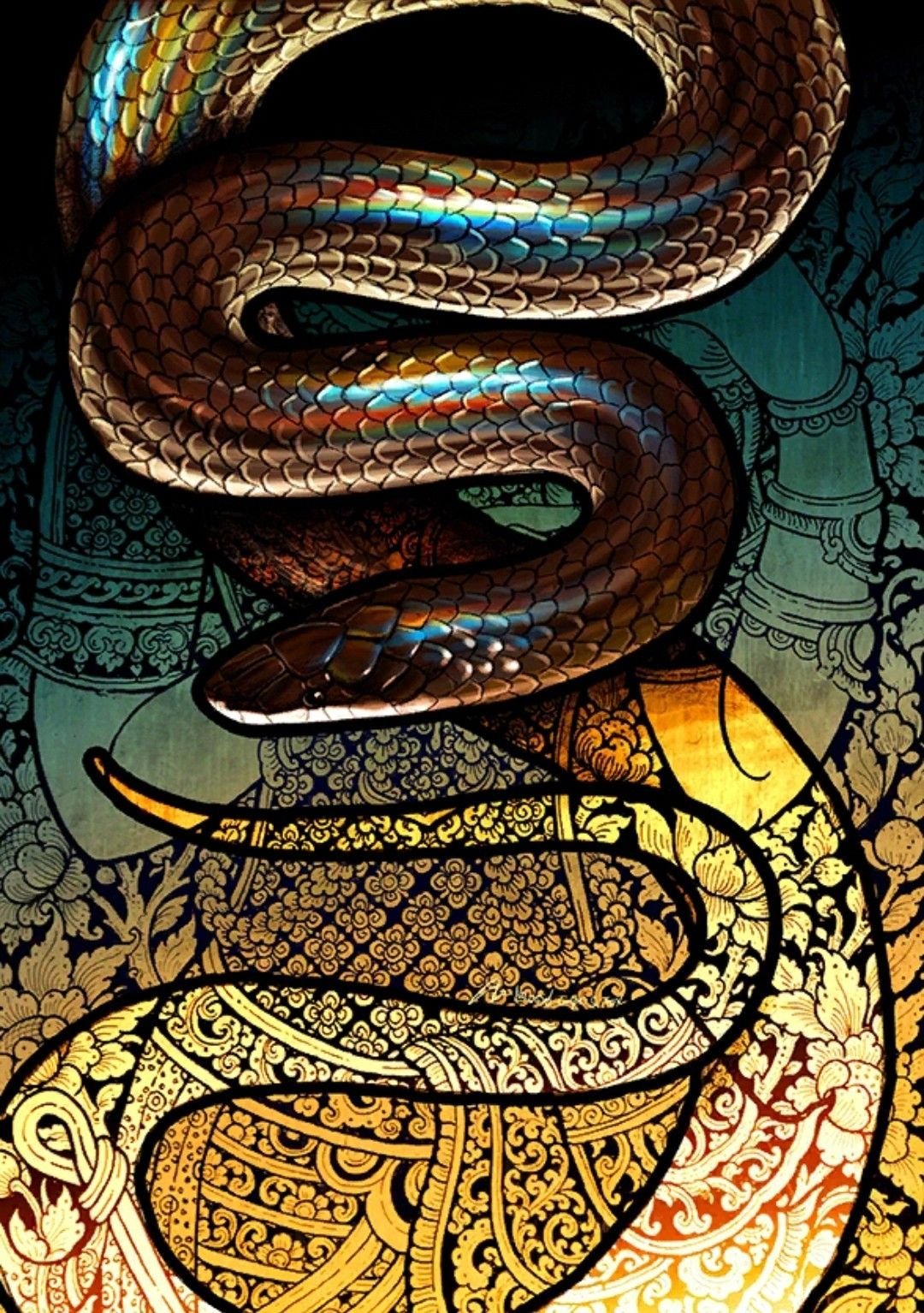 Змеи арт