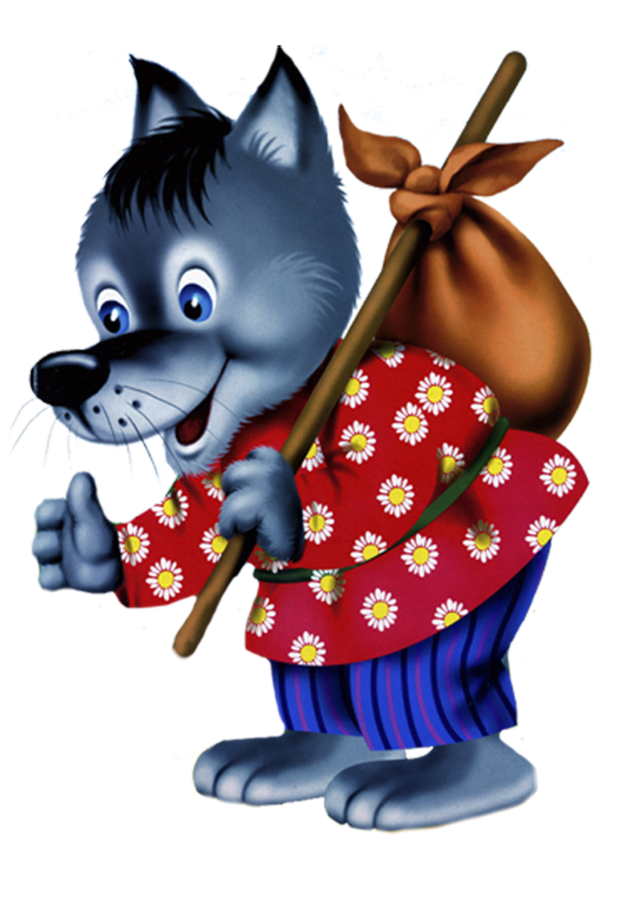 Теремок герои волк