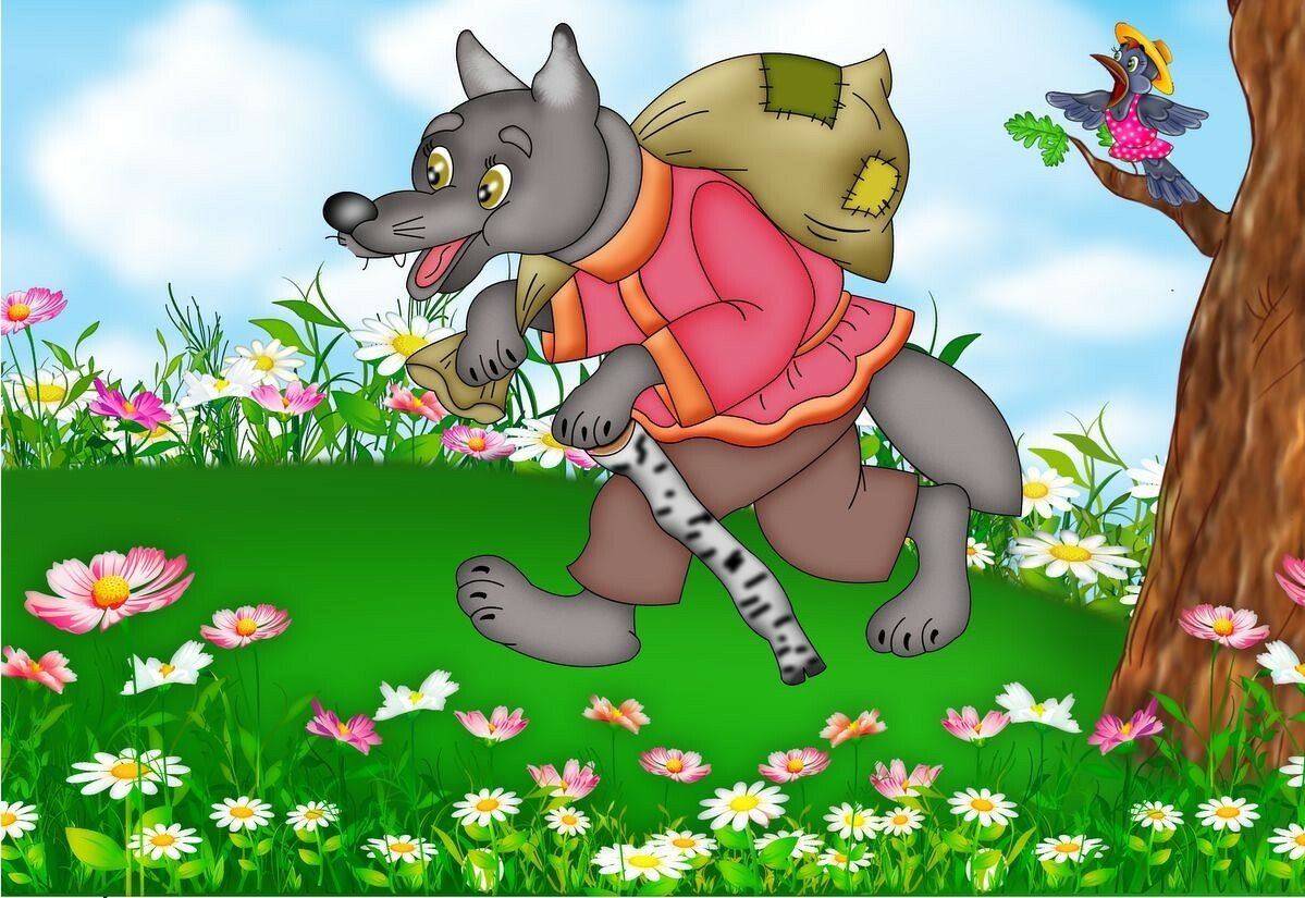 Сказка Теремок волк