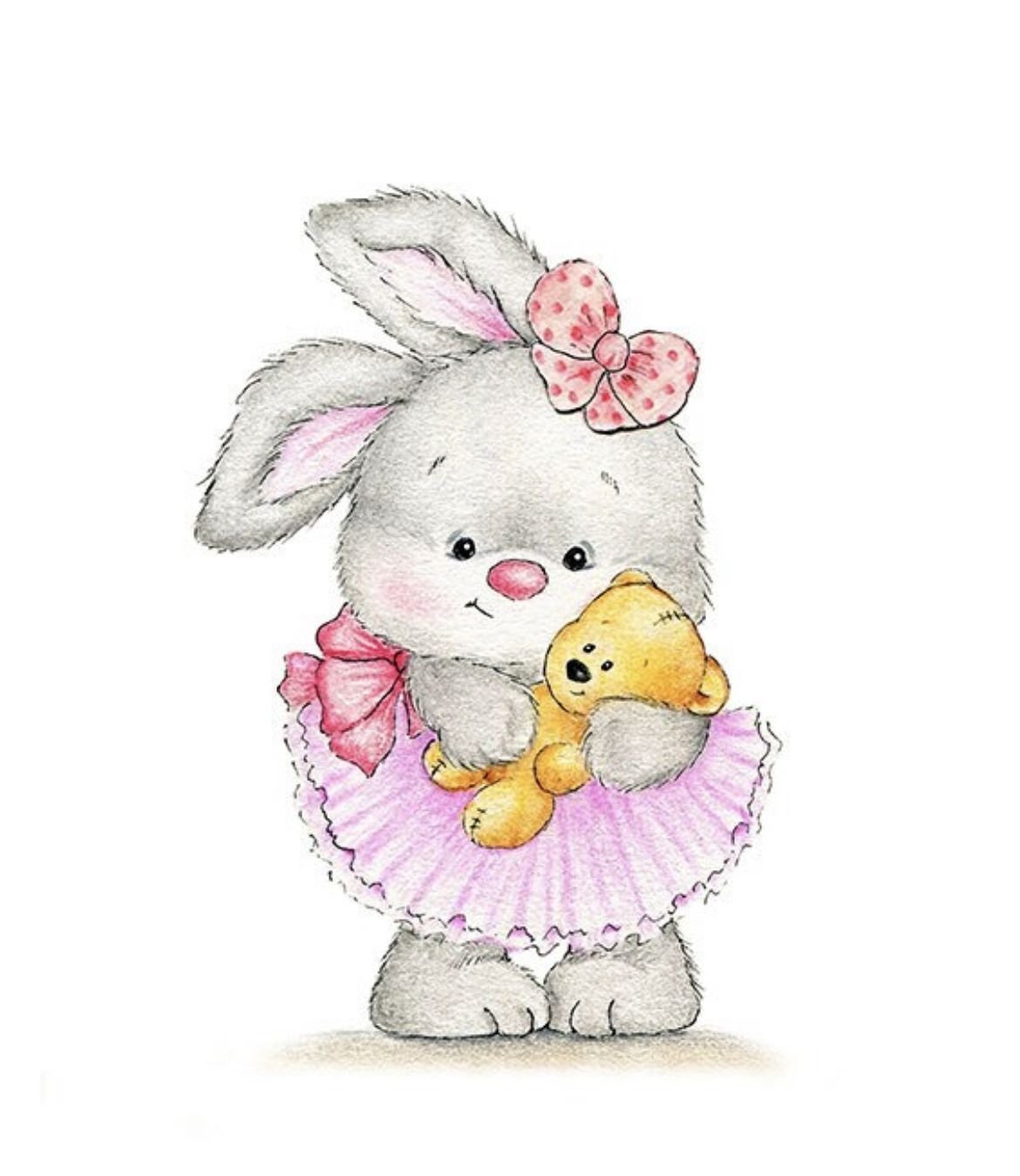 Зайки мультяшные