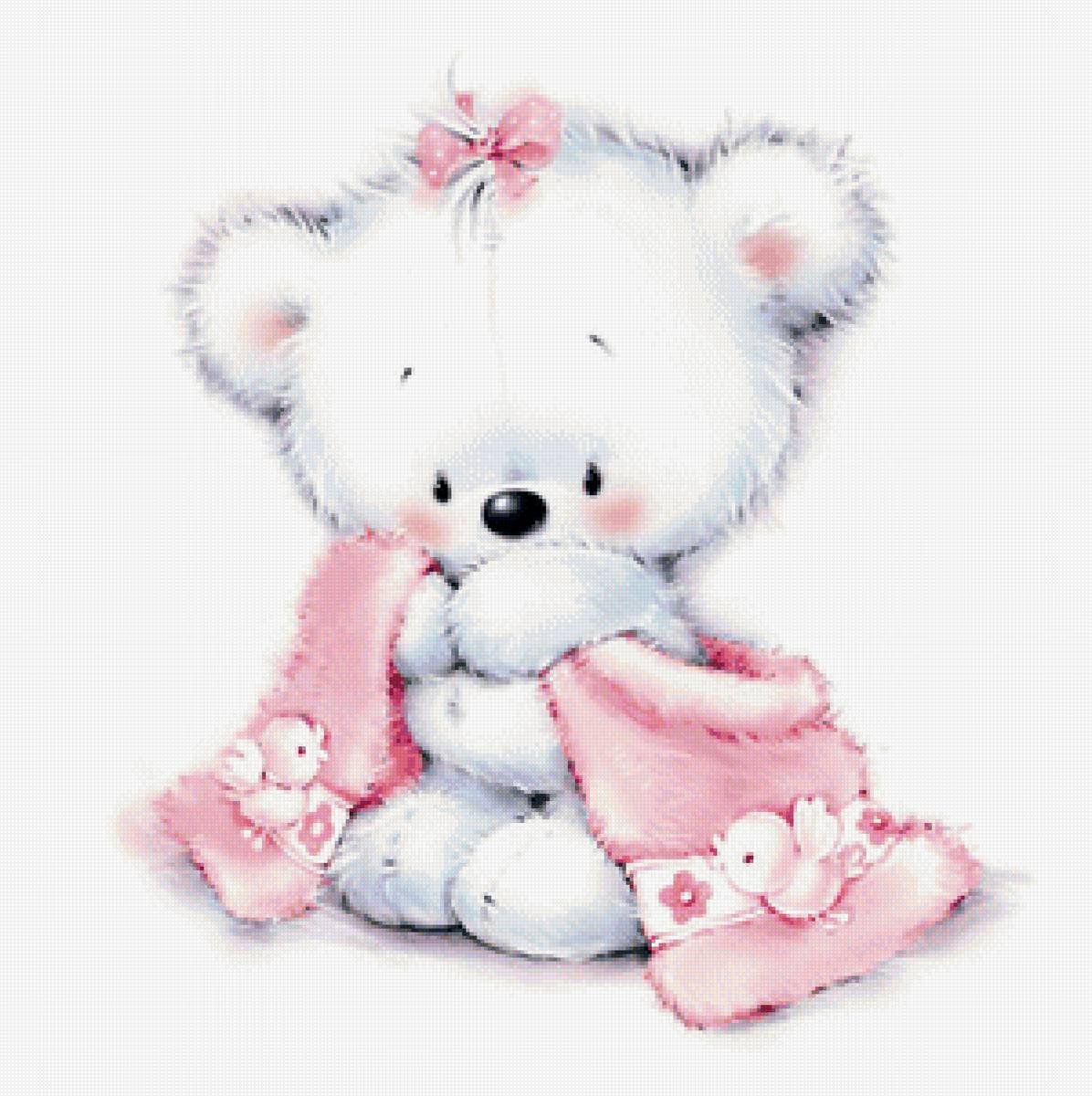 Рисунки Марины Федотовой мишки