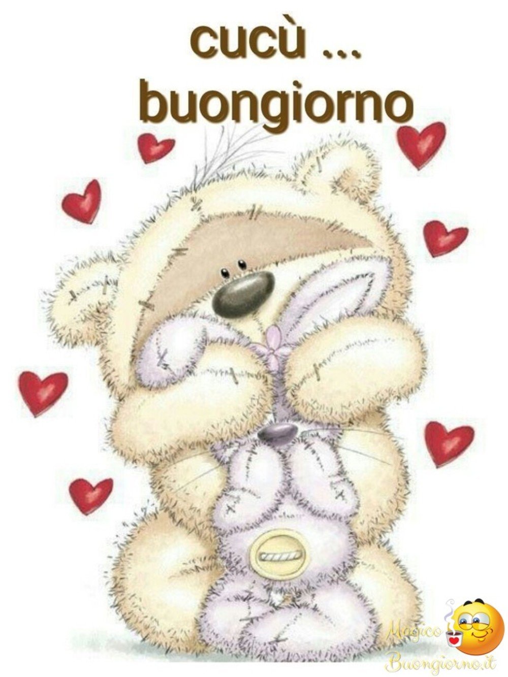 Милый зайчик с подарком