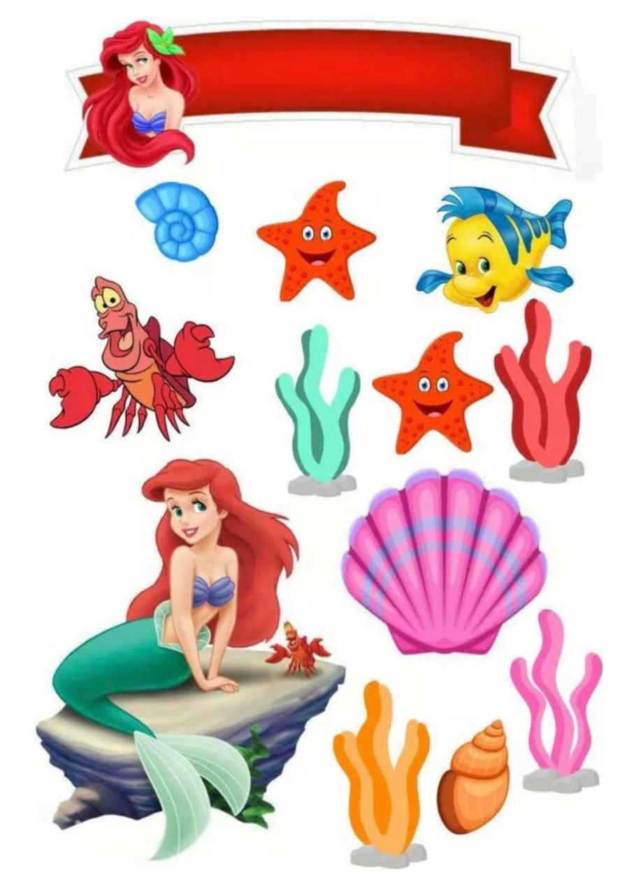 Принцесса Ариель Русалка riba