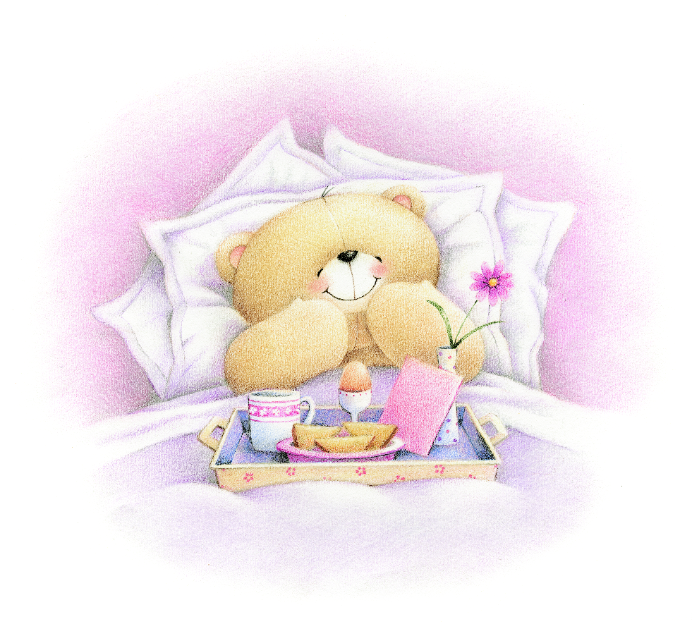 Мишка с кофе