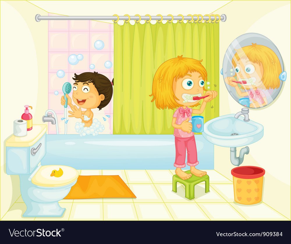 Гигиена дошкольника в ванной