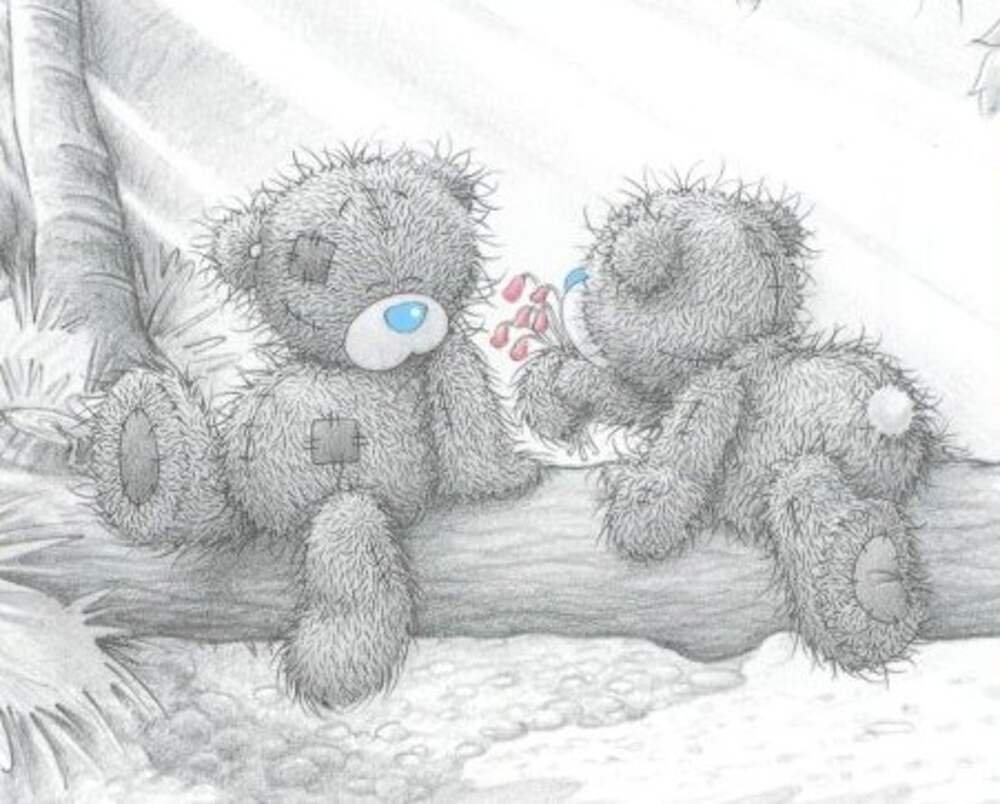 Влюбленные мишки