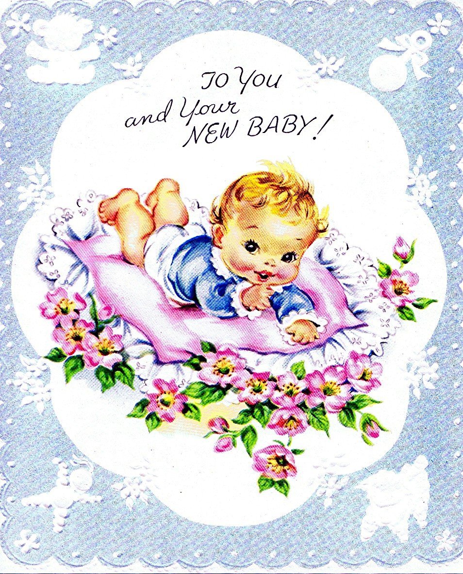 Открытка "с рождением внучки!"