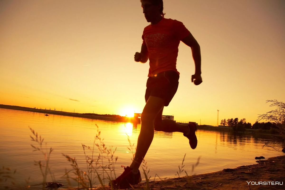 Спорт на закате