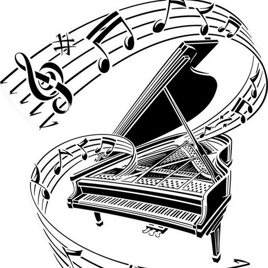 Музыкальные инструменты в графике