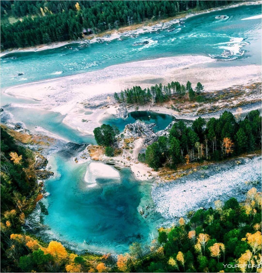 Голубые озера Аскат