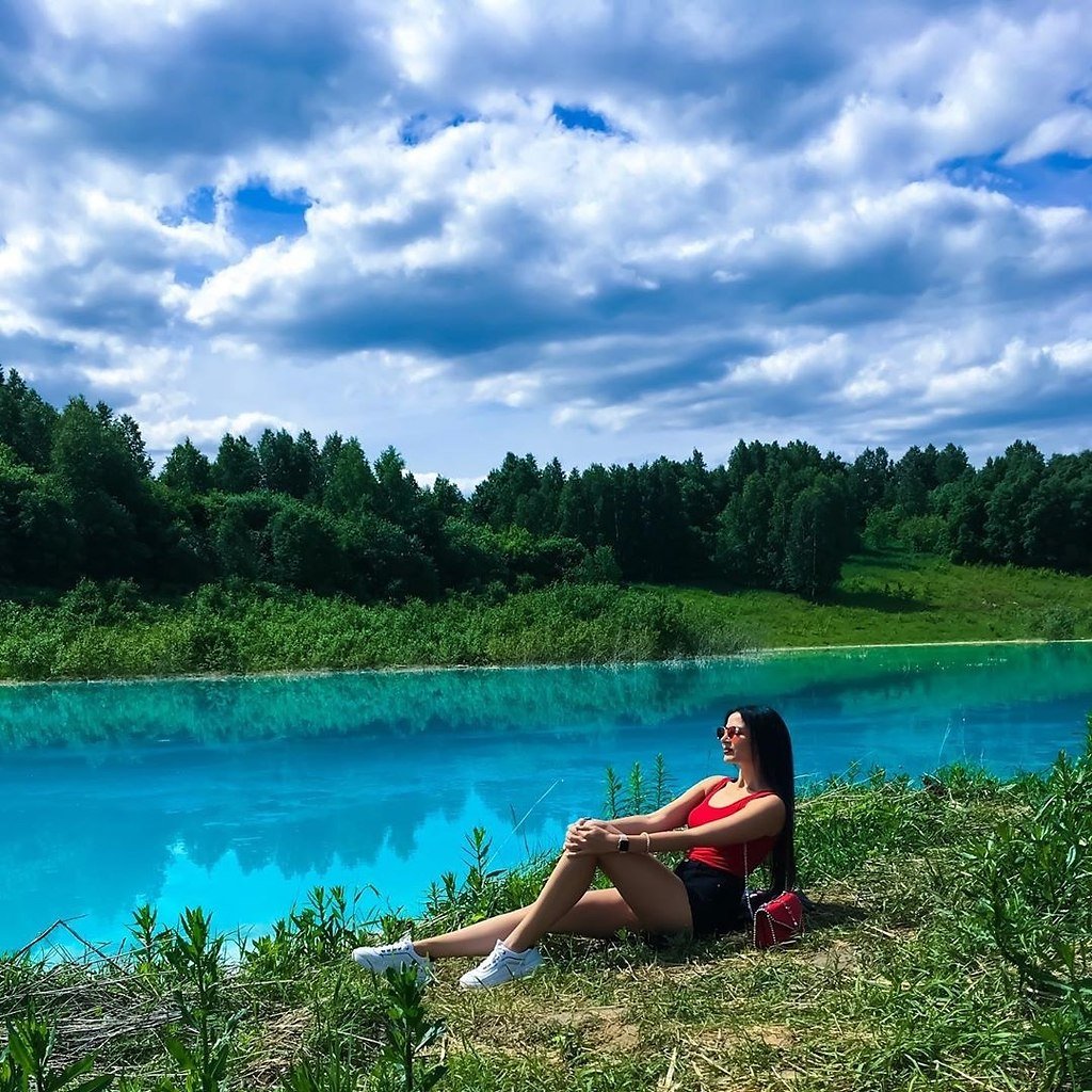 Голубое озеро Новосибирск