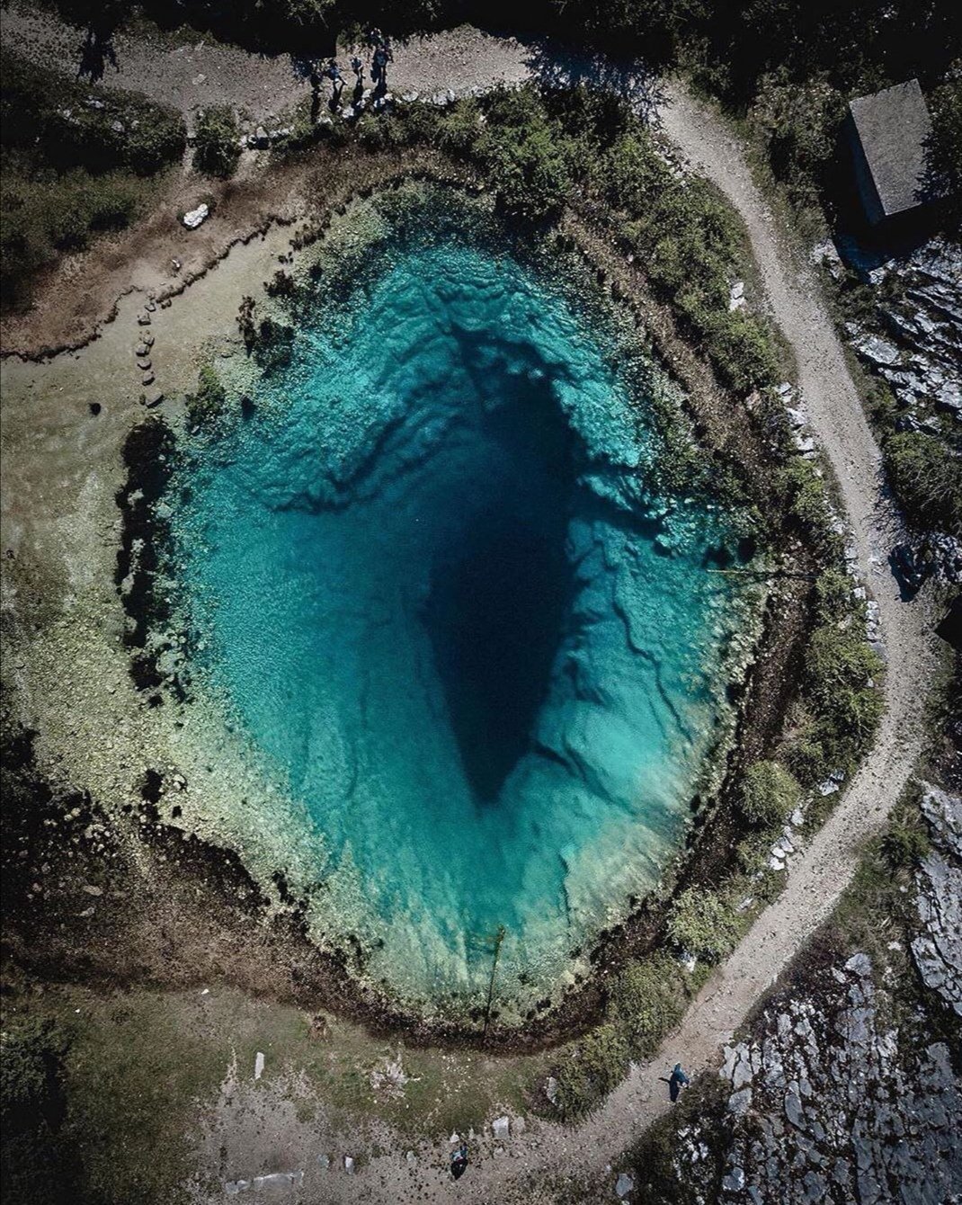 Далмация Хорватия голубая дыра