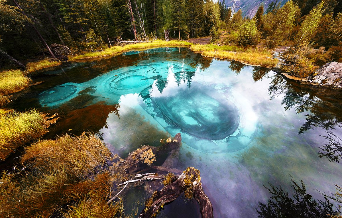 Гейзерное озеро Алтай Лобачев Юрий