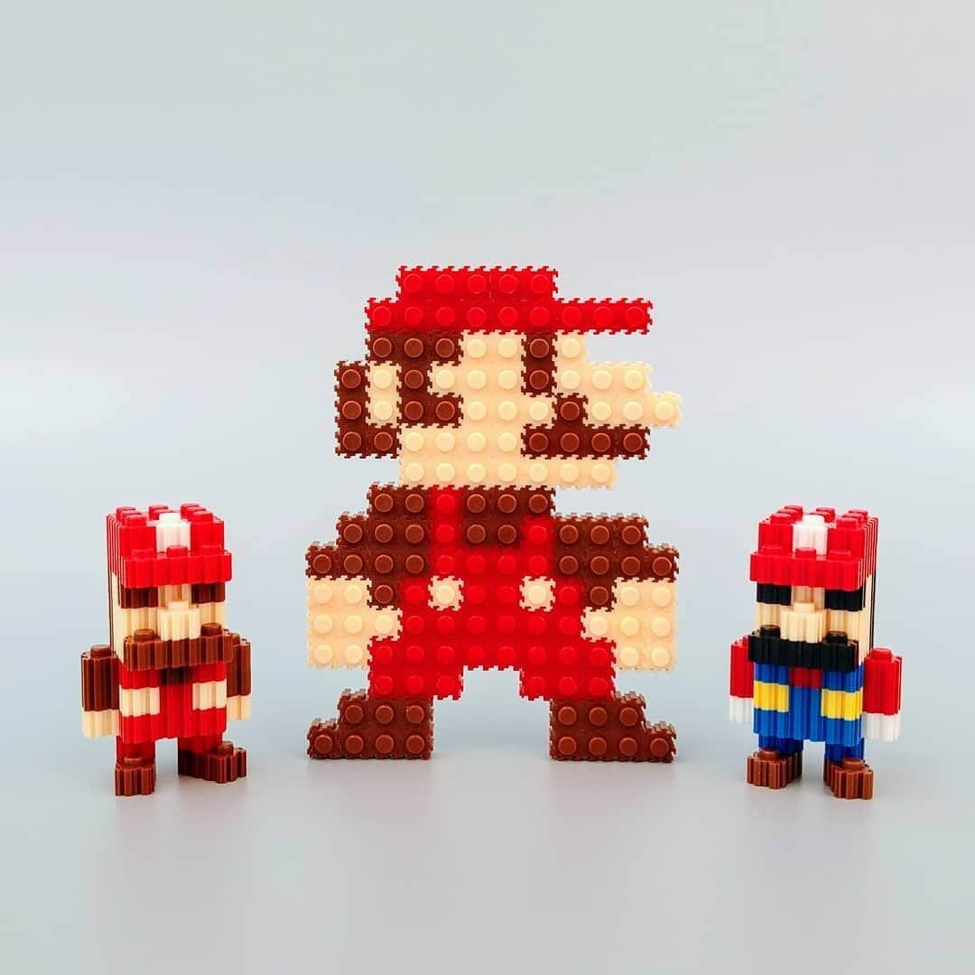 Лего Марио пиксельный