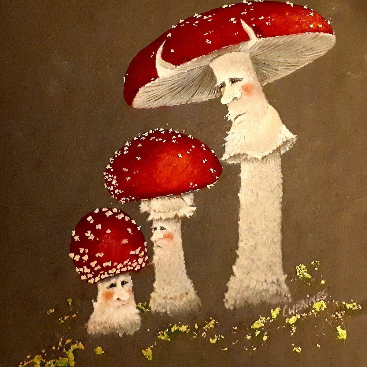 Шишкин мухоморы картина