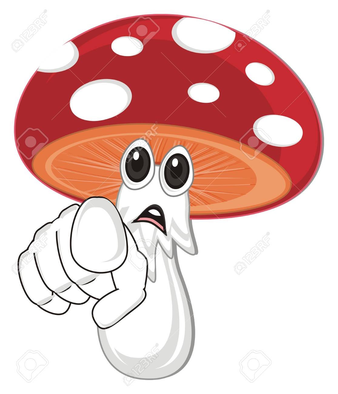 Мухомор с лицом