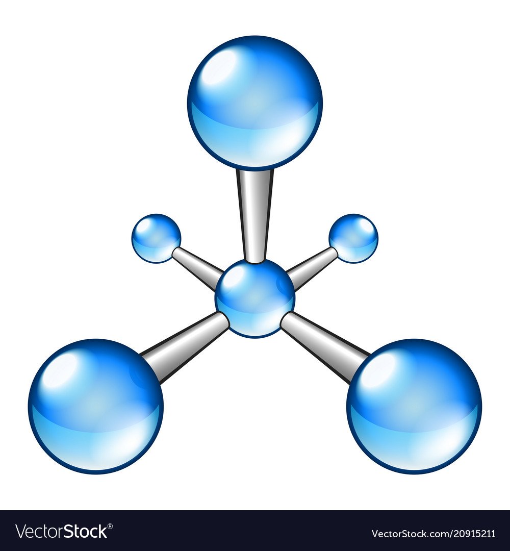 Молекулы фон вектор